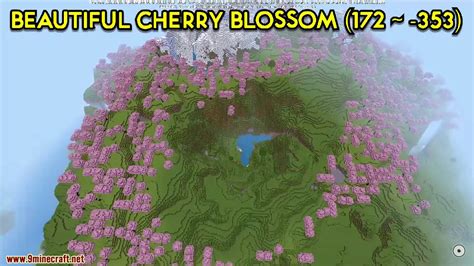 cherry blossom seeds minecraft|coolest cherry blossom seeds.